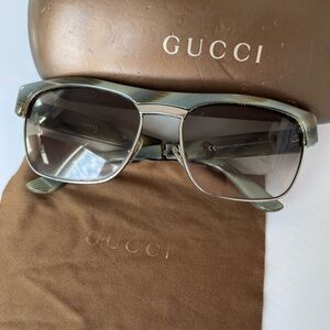 Gucci Metallic Gray Sunglasses (Men’s)